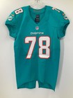  78 Laremy Tunsil Miami Dolphins Game Used Nike Jersey Sz 46 Yr 2014