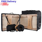 Portable Massage Table Lightweight Foldable Wooden Spa Bed Facial Cradle Set New