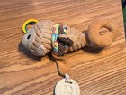 Infantino Monkey Crib Pull Down Musical Teether Crinkle Baby Plush Animal Toy