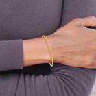 18k Solid Yellow Gold 2 5mm Ball Chain Bracelet