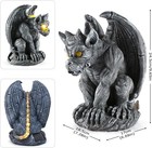 Large Winged Gargoyle Statue With Solar Lights Outdoor Gargoyle Statue Garden Gu
