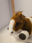 Fao Schwarz Horse Brown White Plush Stuffed Animal Toy 14    Brown White Pony
