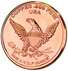 Copper Art Coins   Legendary Dragon Design   Three-piece Set   Fine  999 Bullion