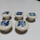 Chopstick Rest Bear Drawer Knobs 5 Pieces Ceramic