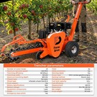 24   Trencher 15hp Trencher With Gas Powered 420cc Depth 4   Usa Free Shipping