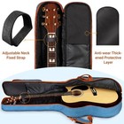 Acoustic Guitar Gig Bag 0 35inch Padded Guitar Bag Soft Denim Guitar Case Wit   