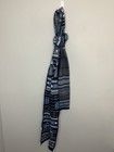 Doctor Who Knit Scarf Blue white 76  Tardis Daleks Lovarzi Official Acrylic