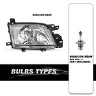 Right Headlamp Replacement For 2001-2002 Forester Chrome Housing