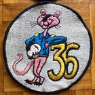 Lot Of 6 Vtg Us Military Patches Army Air Force Squadron Pink Panther Sac Fb-111