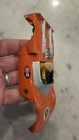 Vintage 1960s 1 24 Slot Car Body Shell Orange  9 Driver Racing Parts