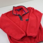 Vtg 90s 1990 Patagonia Synchilla Snap-t Pullover Fleece Jacket Mens Small Pink