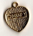 Vintage Disney Snow White Heart Shaped Pendent   No Necklace