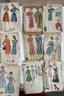 21 Vintage 1940   s Sewing Patterns Vogue Simplicity Ladies Dresses Coat