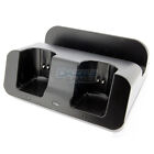 2x Battery   3 In 1 Charger Dock Stand Station For Nintendo Wii U Gamepad Remote