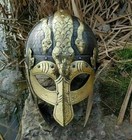 18 Ga Sca Larp Medieval Hardened Fences Wickes Norman Viking Helmet Replica