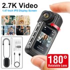 Mini Action Camera Magnetic Wifi 180   Rotating 2 7k Hd Sports Video Recorder Cam