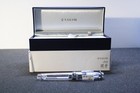 Sailor Progear 21k  Medium-fine 2-tone Nib Demonstrator Silver Trim