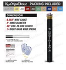 Right Hand Wind 2    Garage Door Spring With Winding Bars And Gloves 250x2x40
