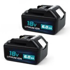 New 6 0ah Lithium Battery For Makita 18v Bl1830 Bl1845 Bl1890b Lxt400