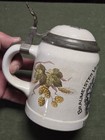 Rare Vintage Antique 1906 Advertising Mettlach Villeroy Boch New York Beer Stein