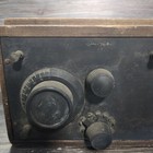 Vintage Crosley Radio Receiver Wood Cabinet Tube 1920s Antique Usa Tabletop