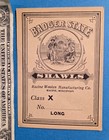 Antique Order Form Badger State Shawl Racine Woolen Manufacturing