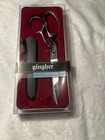 2 Pair Gingher Shears 8  Dressmaker   7       Pinking Scissors Sewing quilting Nib
