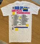Rare 1986 Tom Petty   Bob Dylan True Confessions Tour Official Concert T Shirt S