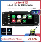 Car Multimedia Player Gps For Carplay Cam Fit For Chrysler Pt Cruiser 2000-2006