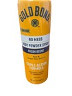 Gold Bond No Mess Body Powder Spray 7 Oz   Fresh Scent  Triple Action Formula
