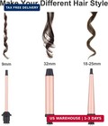 Curling Iron Wand Set  Curling Wand 3 In 1 Hair Curling Wands Interchangeable Ce