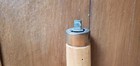 Antique Wooden Paperol 24 5  Window Shade Roller - Salvaged