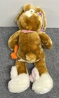 Dan Dee Brown Bunny Rabbit Holding Duck 20  Plush Stuffed Animal Slippers Tag