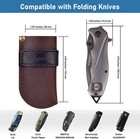 Leather Knife Sheath Belt Series - Durable  Well Made  Nice Leather  Easy And Qu