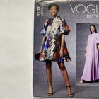 Vogue Pattern V1723 Easy Sewing Very Loose Fitting Dress 2 Lengths Sz 8-16 Uncut