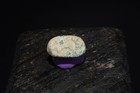 Ancient Roman Bronze Ring Bezel Plate Uncleaned Signet Stamp Green Patina Seal