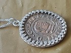 Spanish Colonial Pirate Shipwreck Genuine 8 Maravedis Coin 925 Silver Necklace