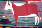 Navajo Pictorials Sale  cow  Bull  Prairie Dogs   Ca 1970s  30  X 33 