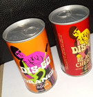Replica Set Dis-go Orange   Black Cherry Disco Era Soda Pop Can Dajar Guitar Roc