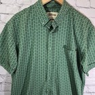 Disney Rsvlts Muppets Kermit The Frog Short Sleeve Button Down Mens Large Lg
