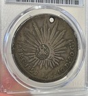 Philippines -  1834-37  C m On Mexico 8 Reales  pcgs Vf Details 