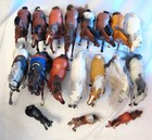 Vintage Grand Champion Toy Horses Lot Of 18 Marchon   Empire Brand 1990s Plastic