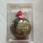 Vintage 1994 Precious Moments Christmas Ornament Fire Place Scene