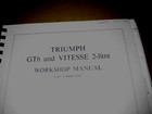 Triumph Gt6 Vitesse 2 Litre Workshop Manual