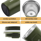 12 Oz Stainless Steel Vacuum Insulated Tumbler - Coffee Travel Mug Spill Proof W