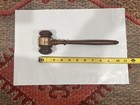 Vintage Wooden Gavel Scottish Rite Freemason Most Wise Master Custom Rose Croix