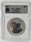 2017 Canada S 2 3 4 Oz  9999 Silver Coin Bighorn Sheep Icg Pr69 