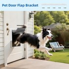 Pet Door Flap Bracket Replacement Compatible Petsafe Freedom Large Dog Cat Door