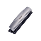 Office Premium 3 Hole Punch  12 Sheet Capacity  Metal  Rubber Base  Easy-clean T