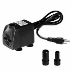 160-400gph Aquarium Water Pump Adjustable Submersible Pump For Fish Tank Statuar
